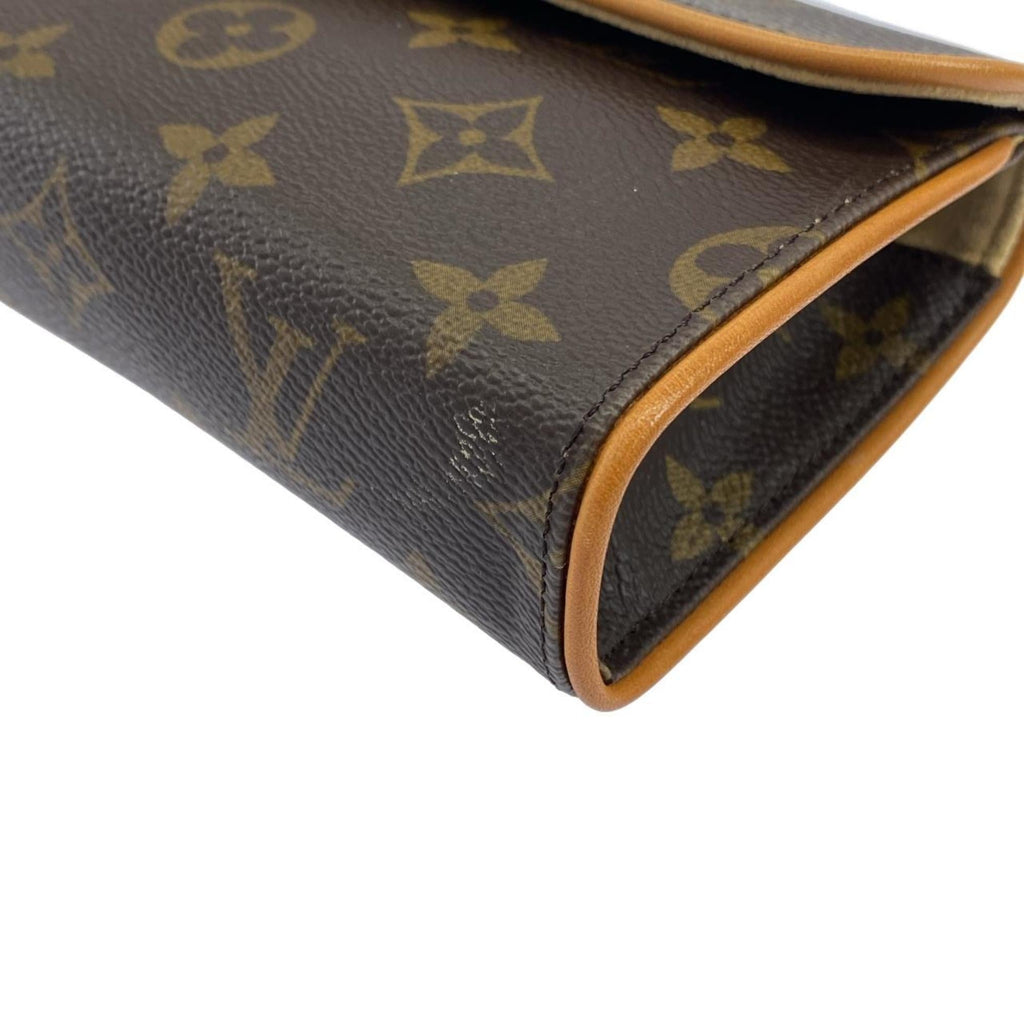 Louis Vuitton Marron Coated Canvas Fanny Pack Pochette