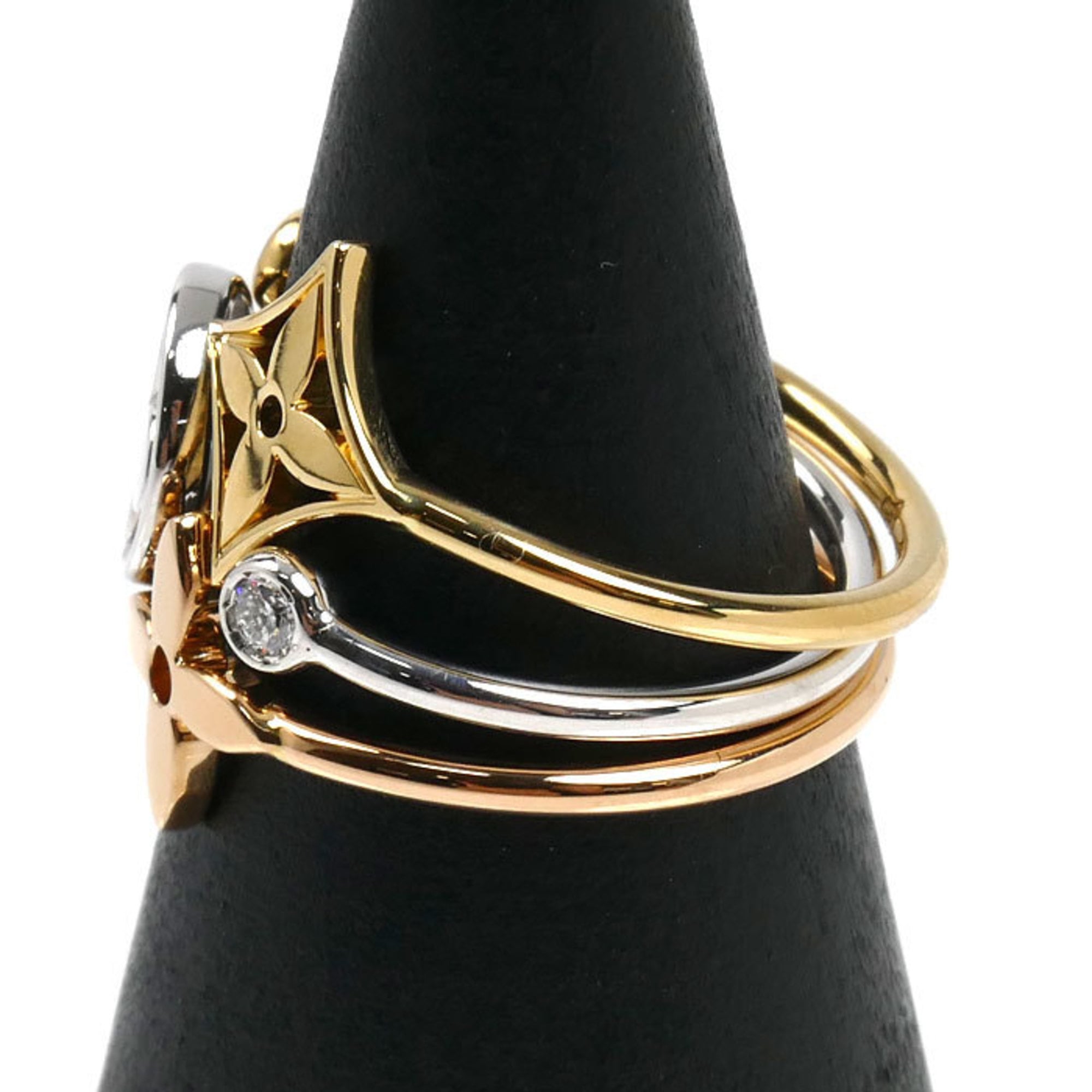 Louis Vuitton Yellow Gold (18K) Pink Gold (18K) White Gold (18K) Band Ring