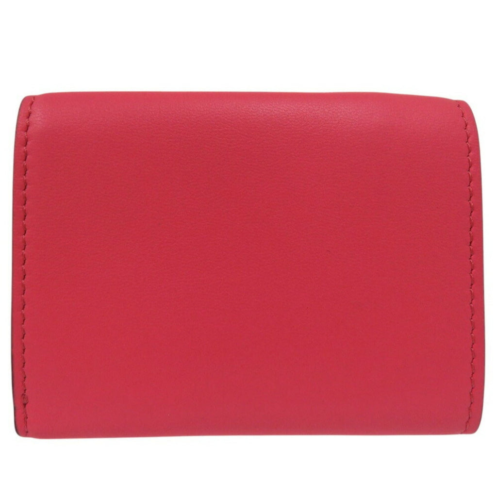 Fendi Pink Leather Wallet (Tri-Fold)