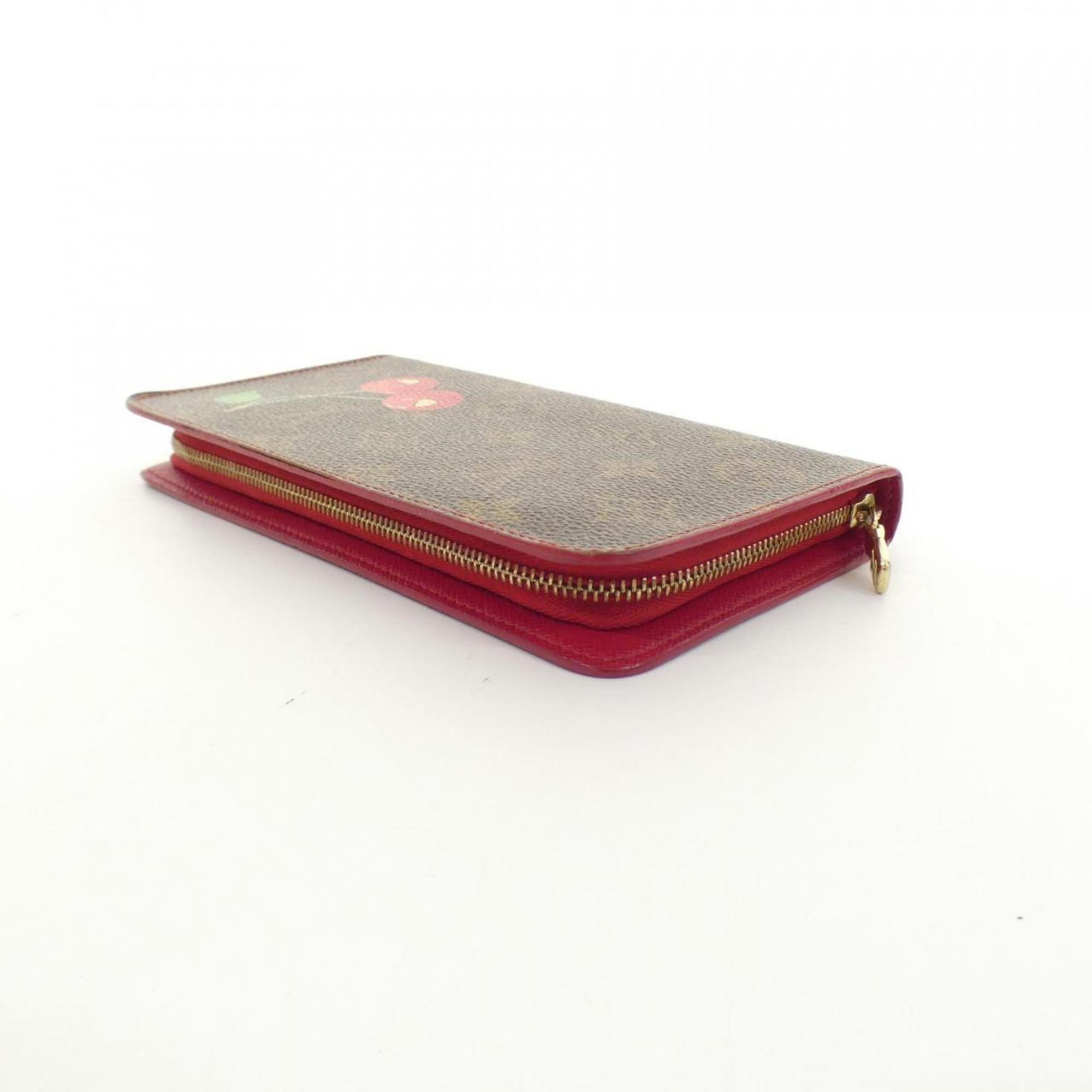 Louis Vuitton Monogram Cherry Marron Monogram Cherry Monogram Long Wallet