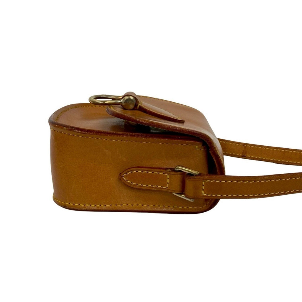 Louis Vuitton Brown Leather Pochette Shoulder Bag