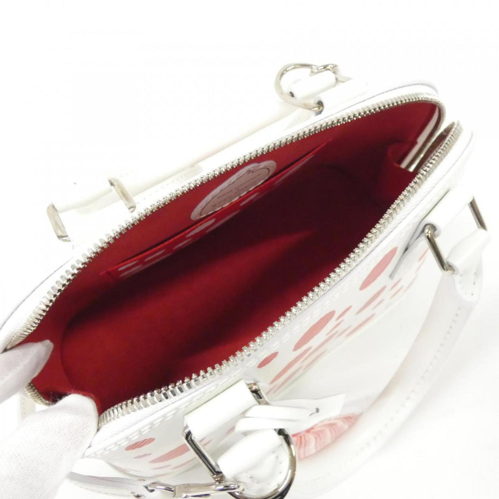 Louis Vuitton Rouge White Leather Handbag