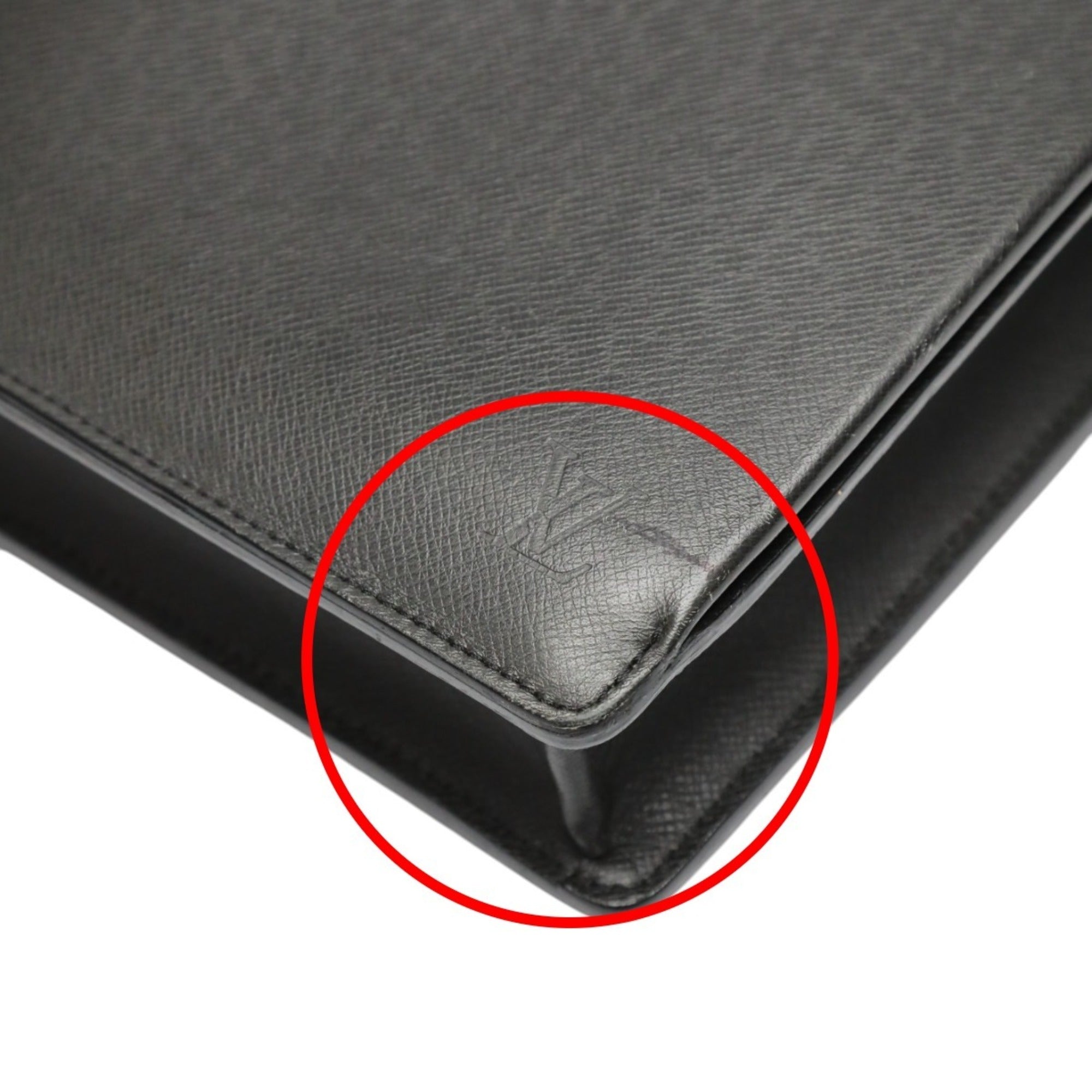 Louis Vuitton Glacier Gray Taiga Leather Attaché Case