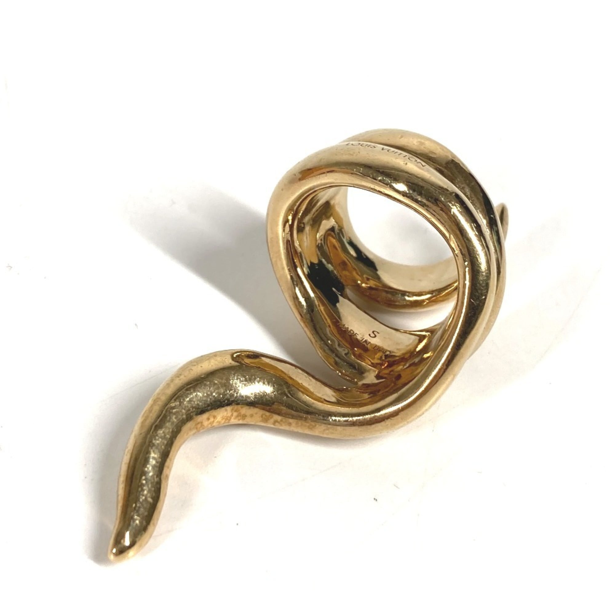 Louis Vuitton Gold Metal Band Ring