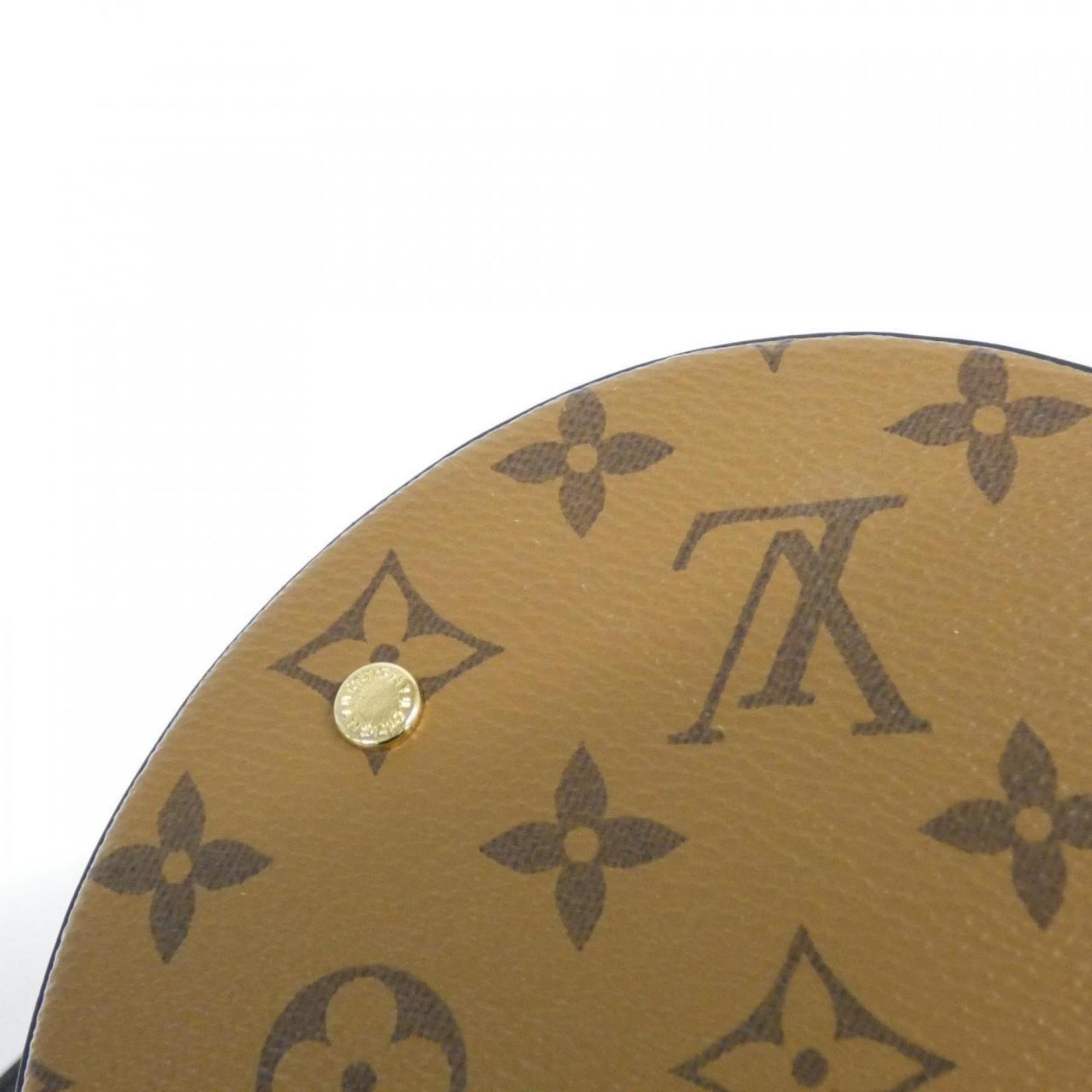 Louis Vuitton Brown Coated Canvas Handbag