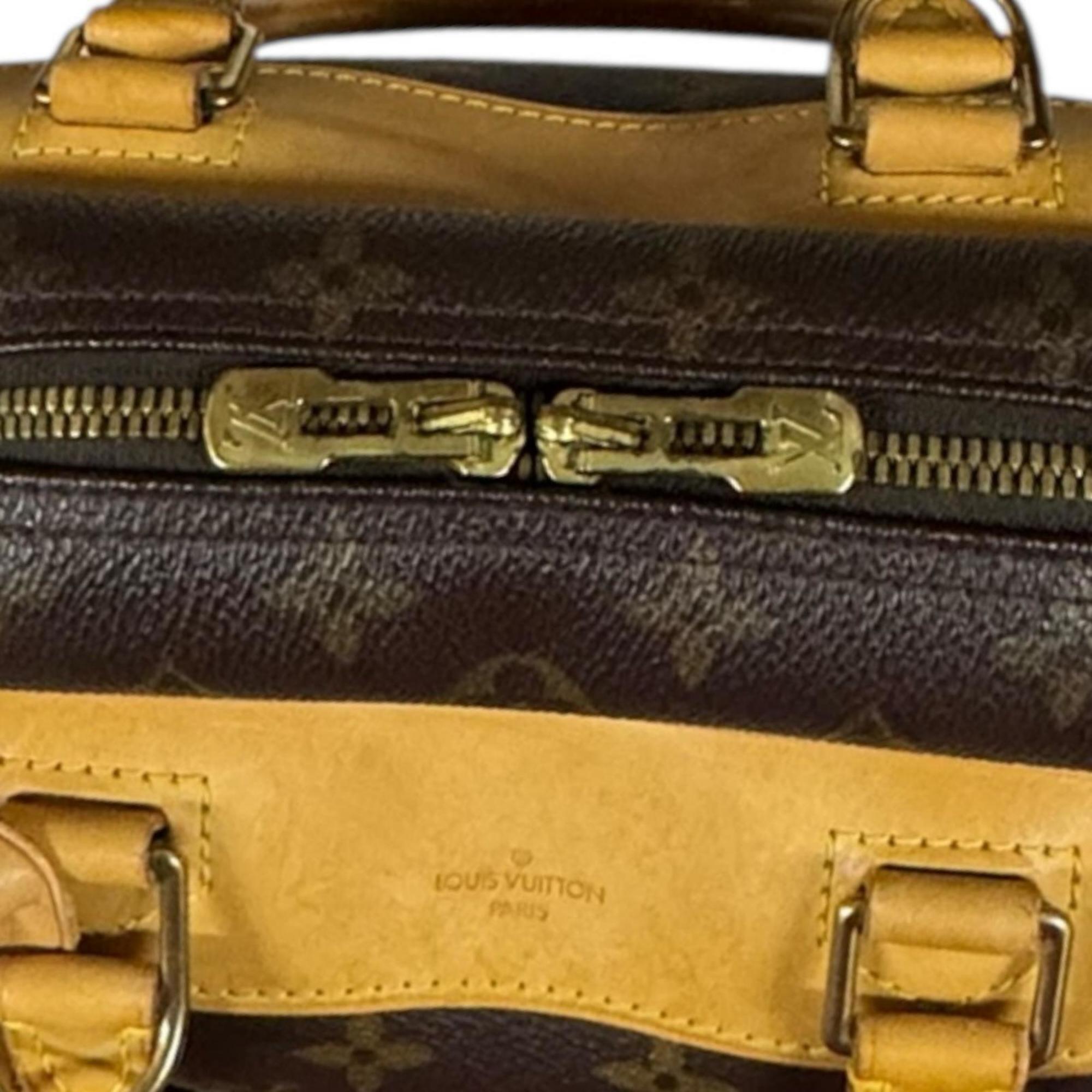 Louis Vuitton Brown Monogram Canvas Handbag