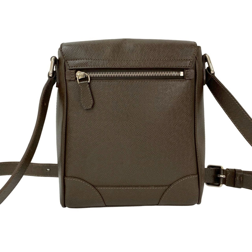 Louis Vuitton Brown Leather Pochette Shoulder Bag