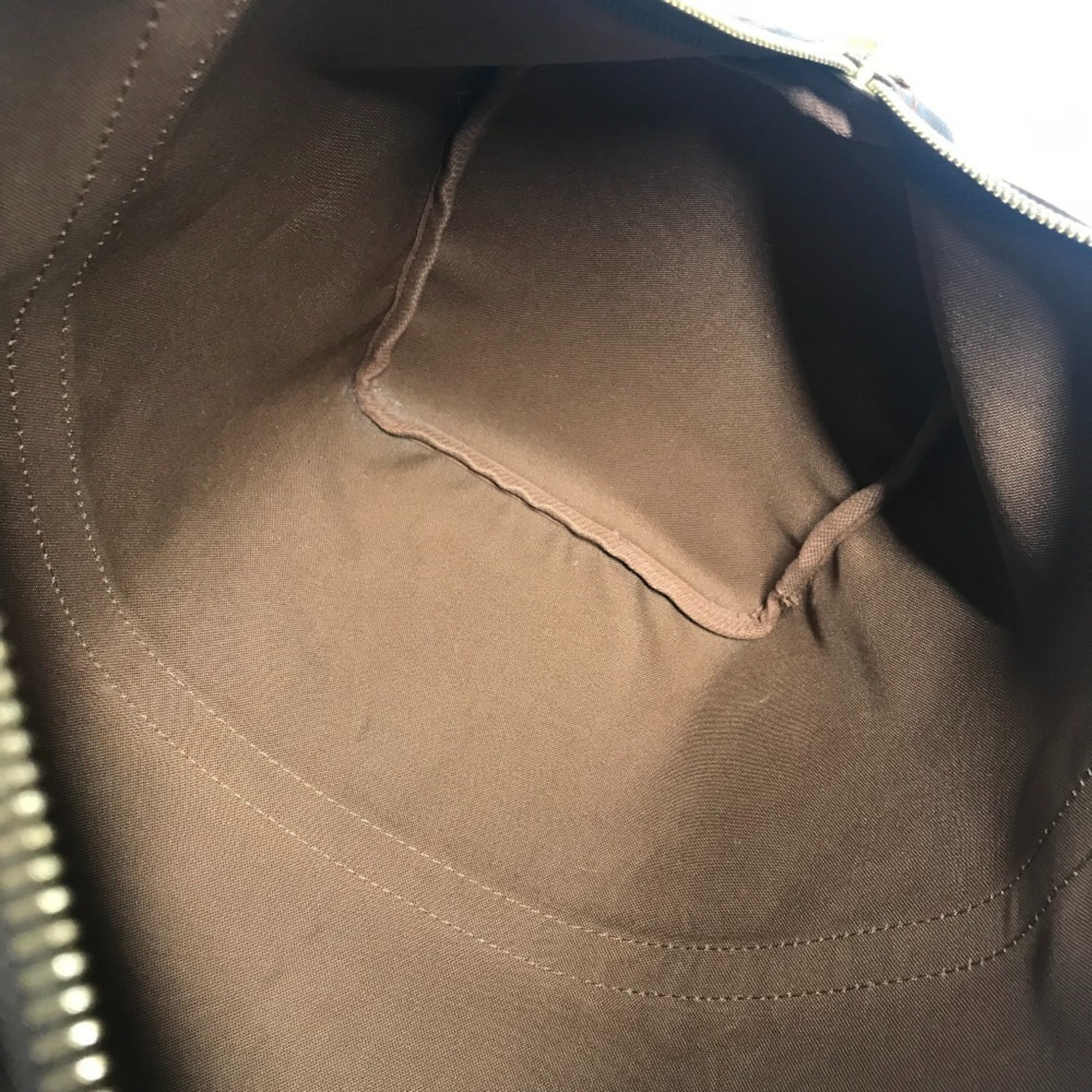 Louis Vuitton Brown Monogram Cherry Red Color Monogram Boston Bag