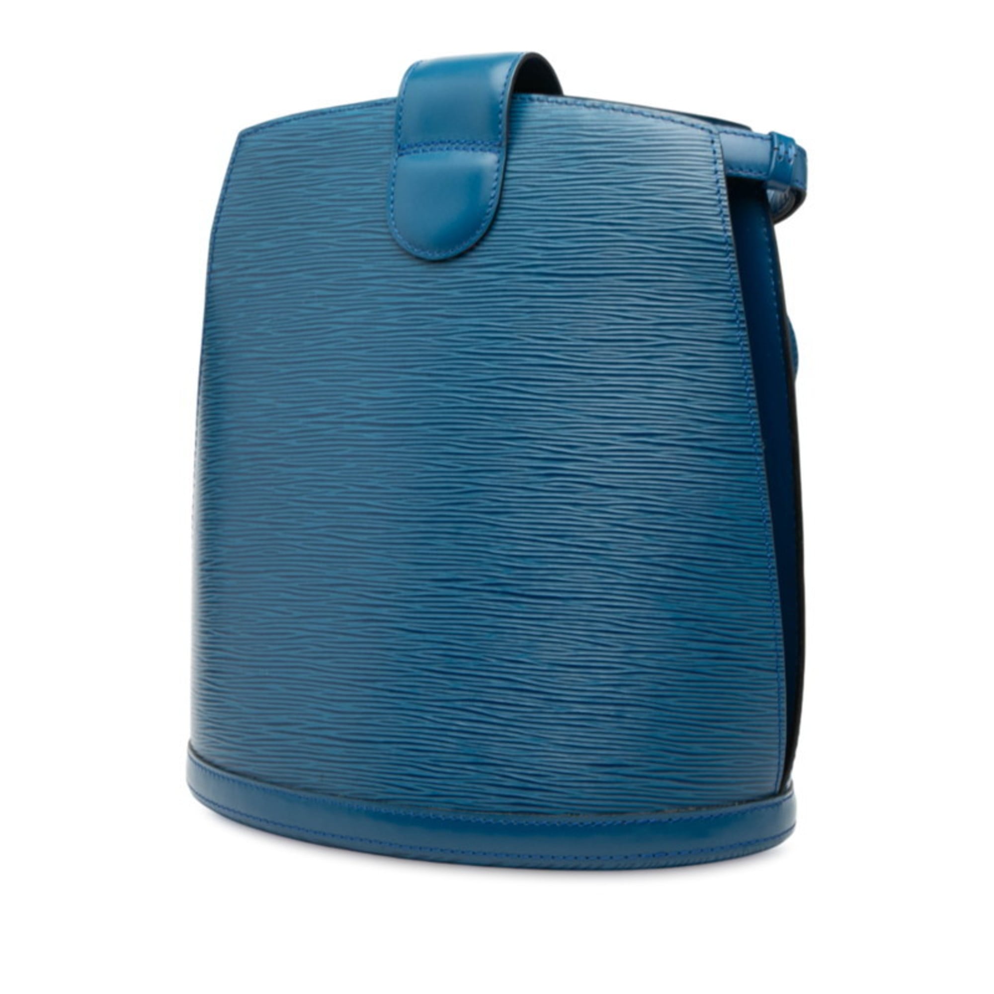 Louis Vuitton Toledo Blue Leather Shoulder Bag