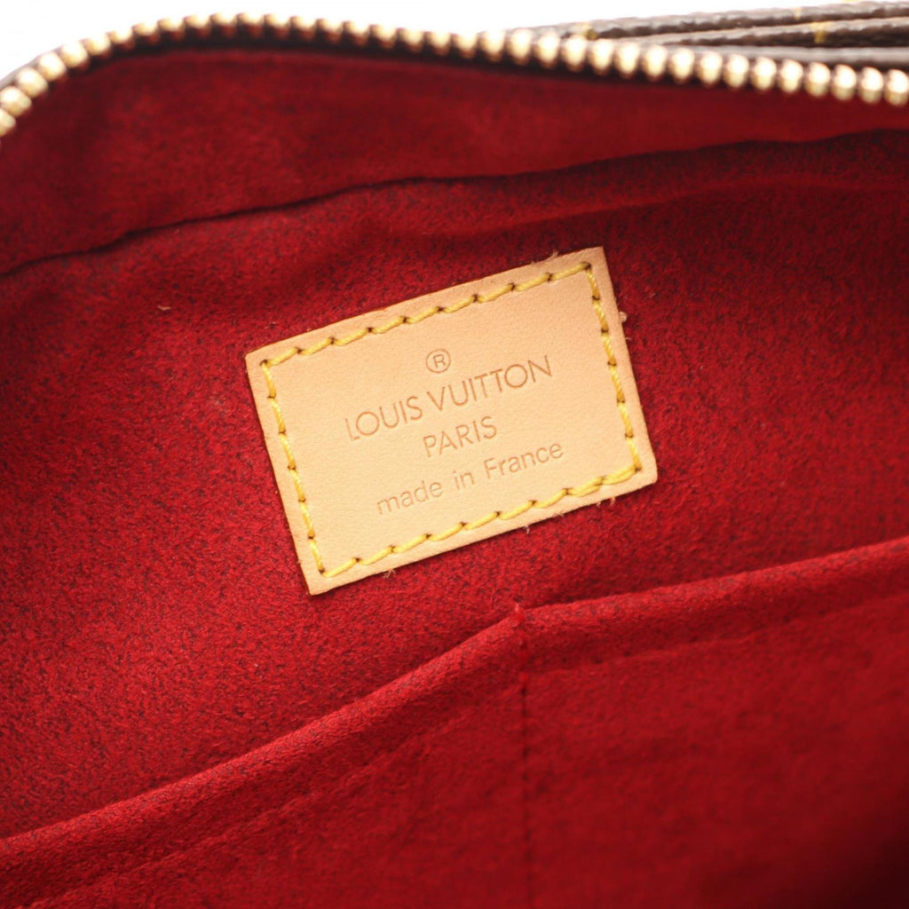 Louis Vuitton Brown Coated Canvas Pvc Monogram Leather Handbag