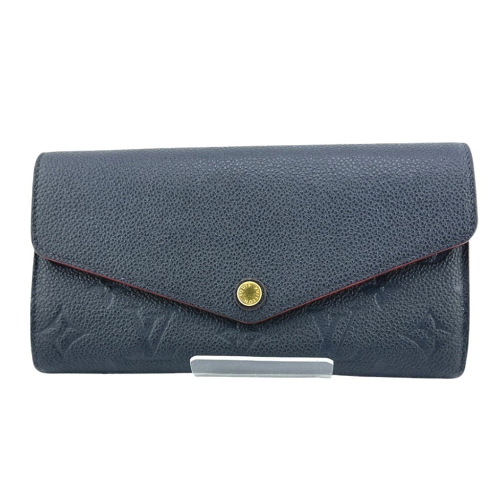 Louis Vuitton Marine Rouge Monogram Empreinte Long Wallet