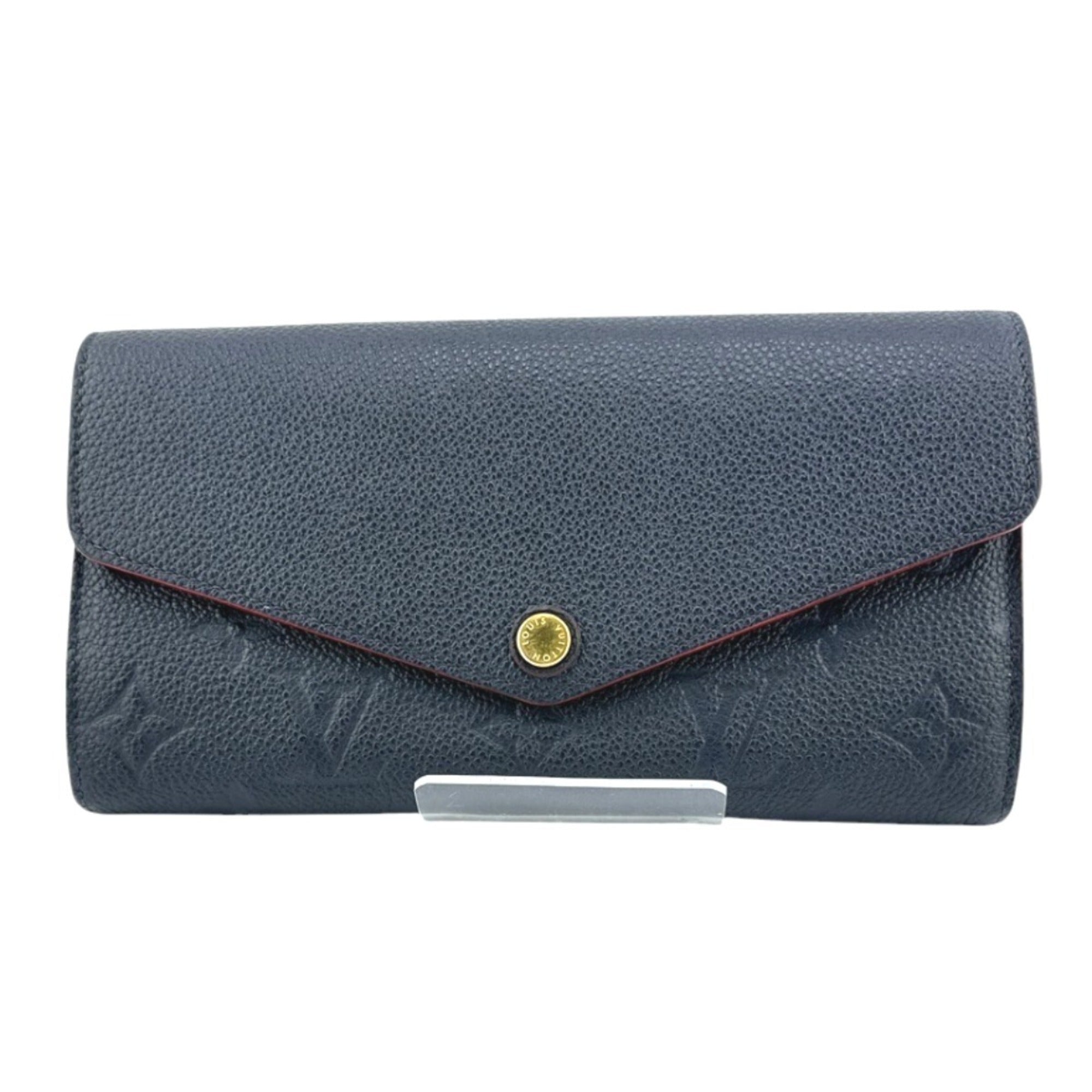 Louis Vuitton Marine Rouge Monogram Empreinte Long Wallet