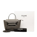 Celine Gray Leather Handbag Shoulder Bag
