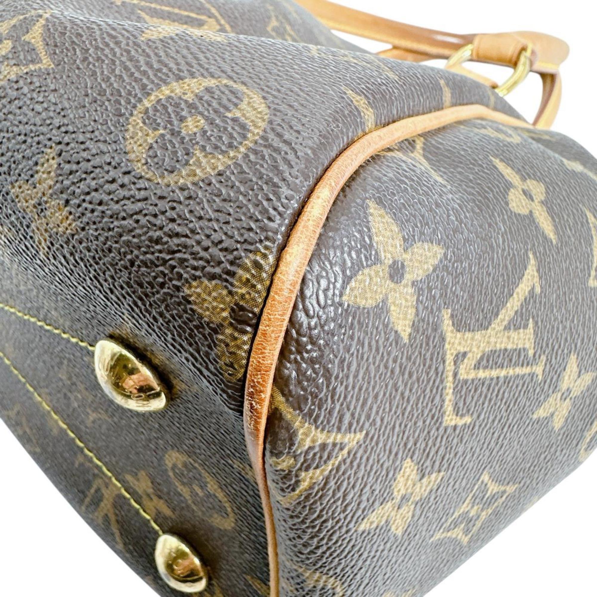 Louis Vuitton Brown Monogram Canvas Handbag