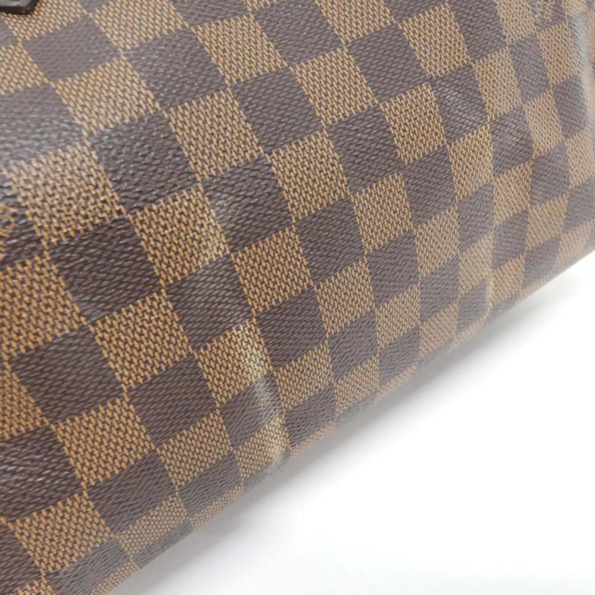 Louis Vuitton Ebene Coated Canvas Boston Bag