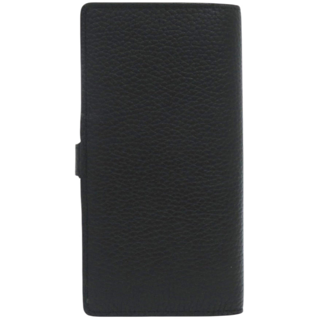 Louis Vuitton Black Noir Leather Long Wallet