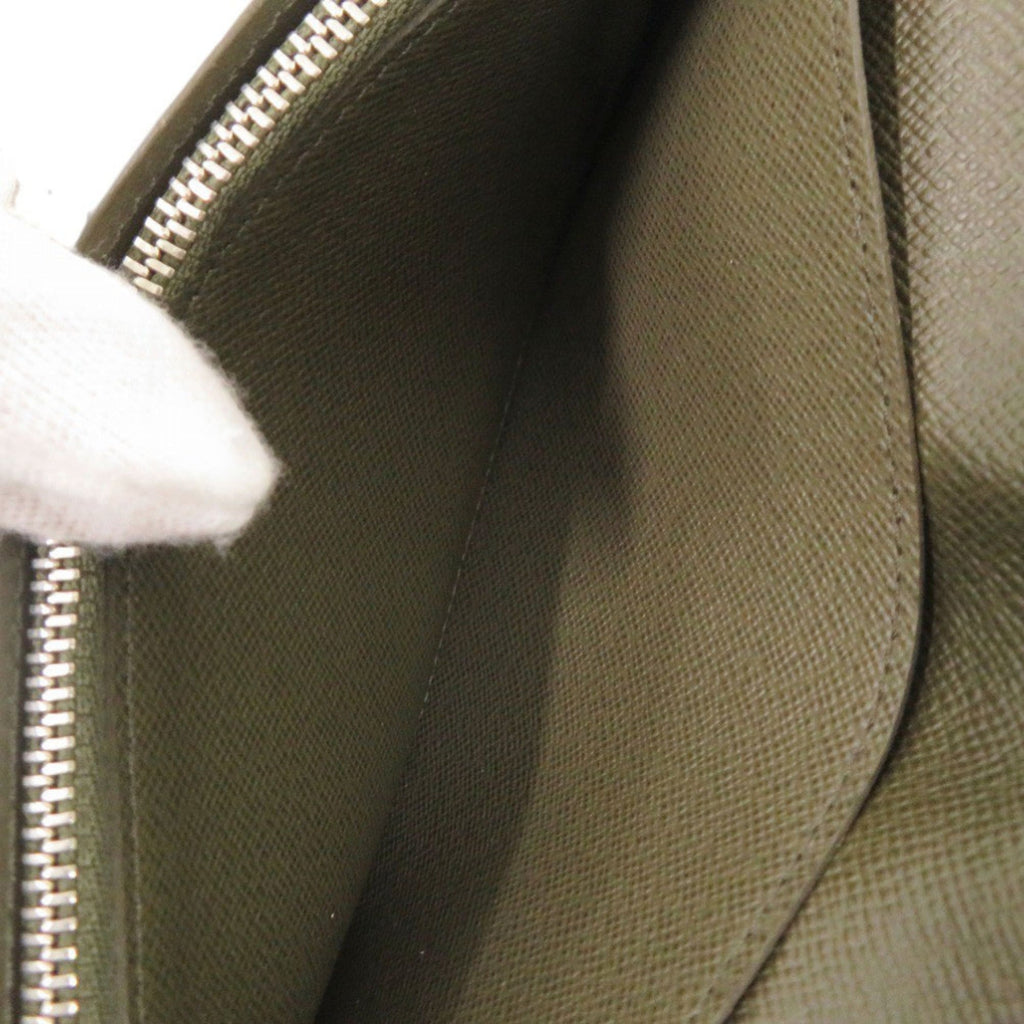 Louis Vuitton Khaki Taiga Leather Long Wallet