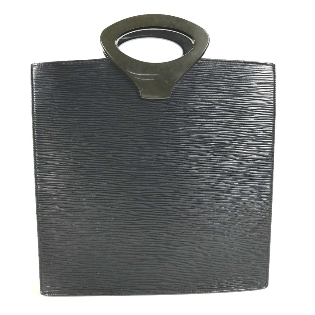 Louis Vuitton Black Galle Noir Epi Leather Handbag Tote Bag
