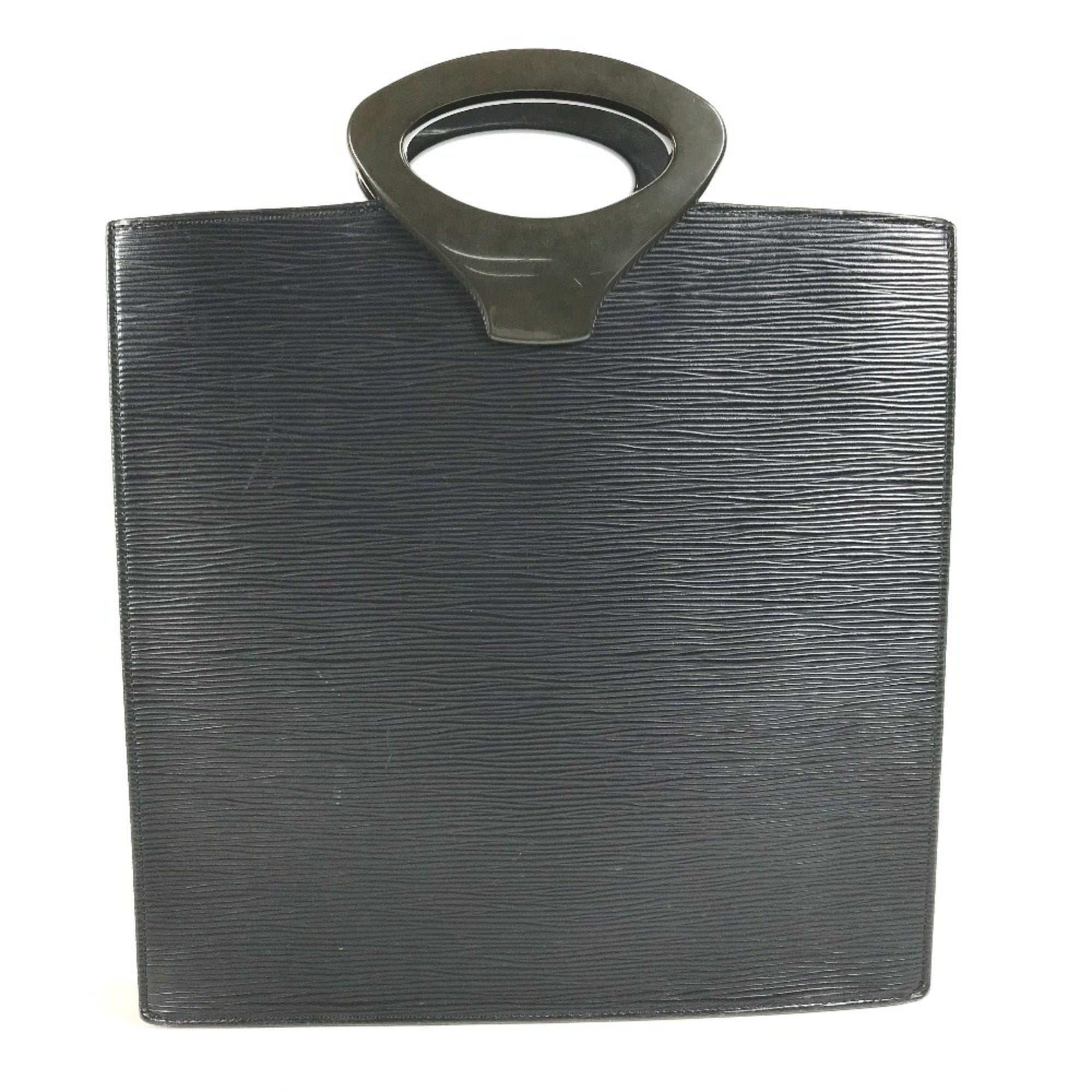 Louis Vuitton Black Galle Noir Epi Leather Handbag Tote Bag