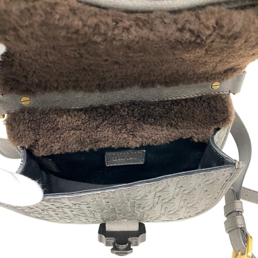 Christian Dior Brown Leather Shoulder Bag (Pre-Owned)