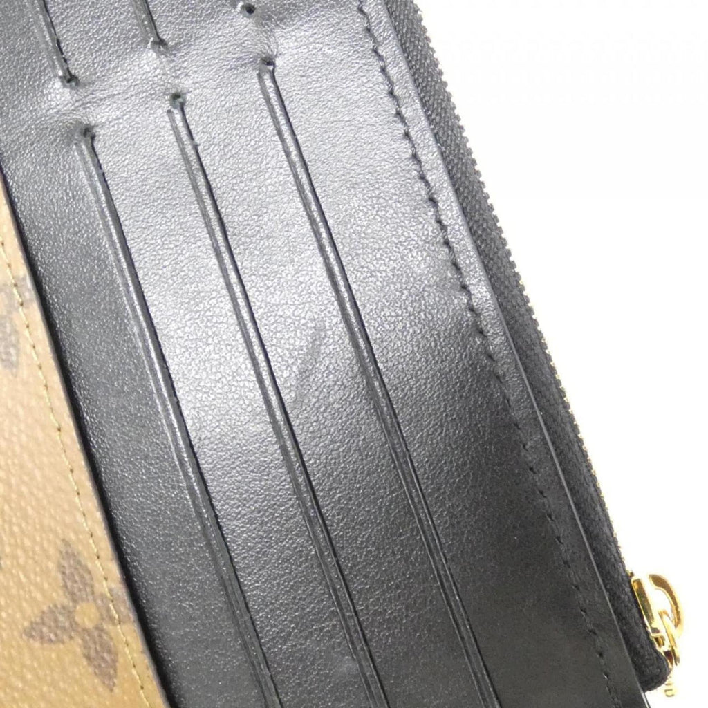 Louis Vuitton Marron Coated Canvas Long Wallet
