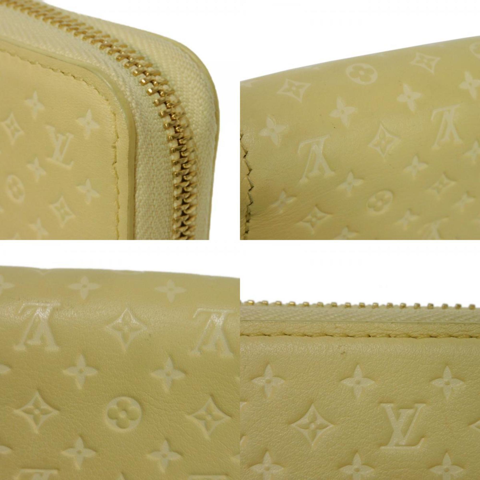 Louis Vuitton Monogram Jaune Yellow Leather Coin Purse/Coin Case