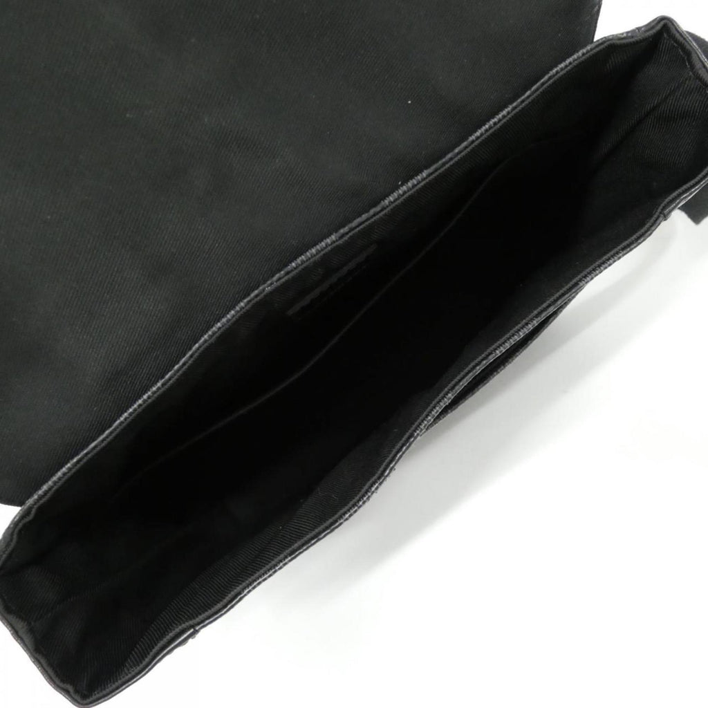 Louis Vuitton Dark Gray Graphite Coated Canvas Shoulder Bag