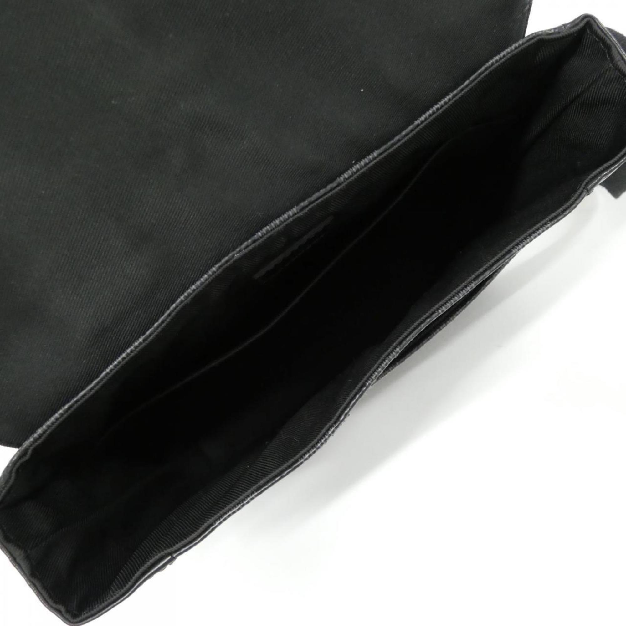 Louis Vuitton Dark Gray Graphite Coated Canvas Shoulder Bag