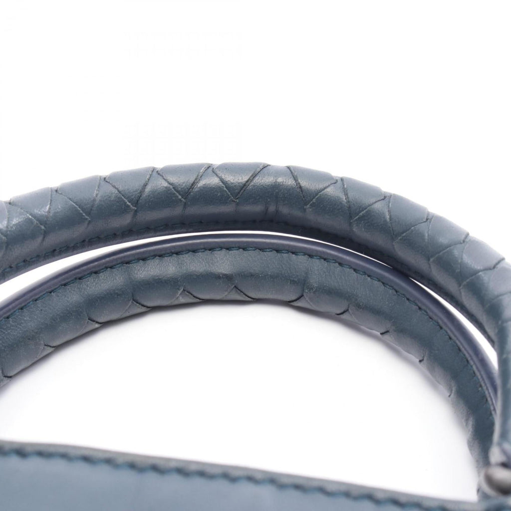 Bottega Veneta Navy Leather Handbag