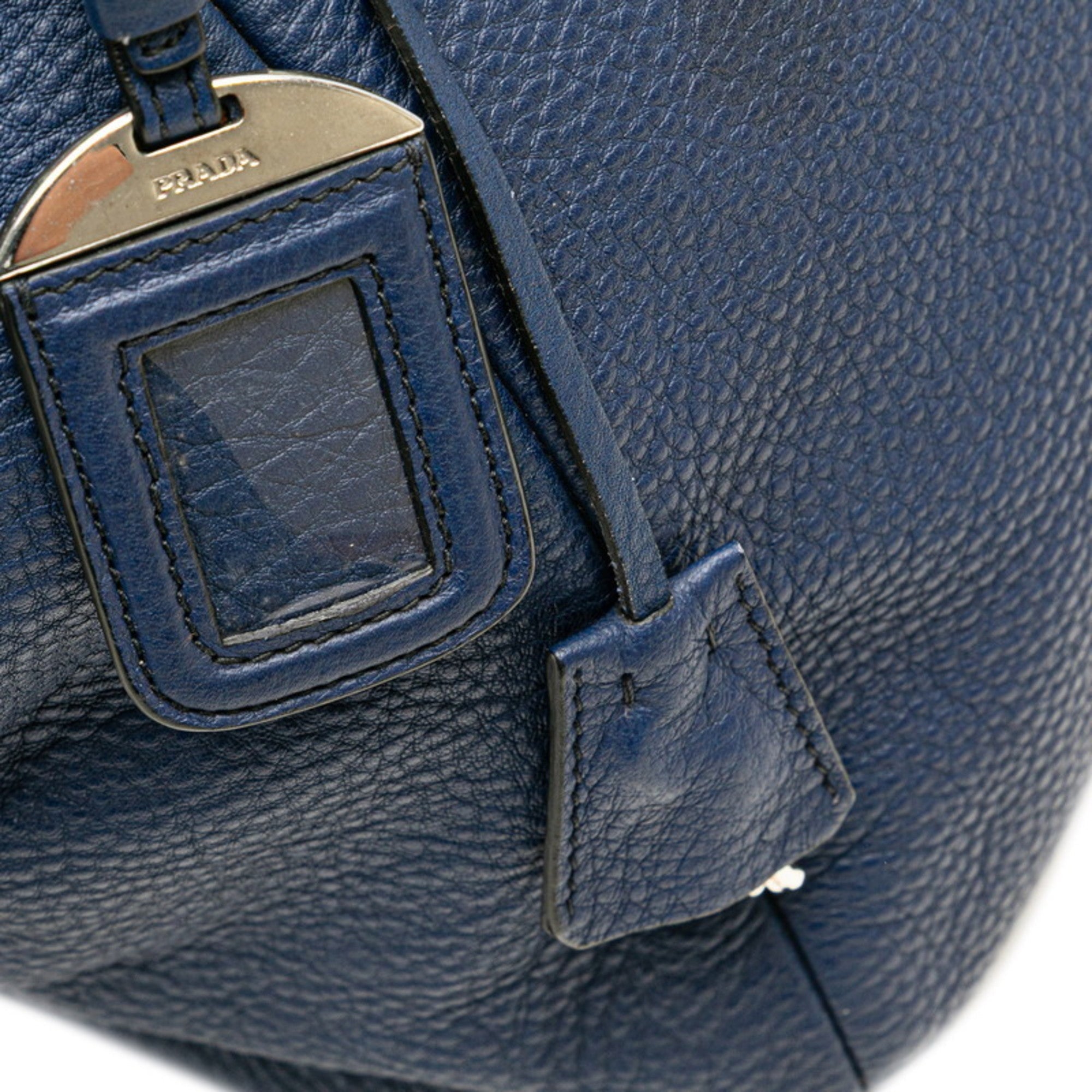 Prada Blue Handbag Tote Bag