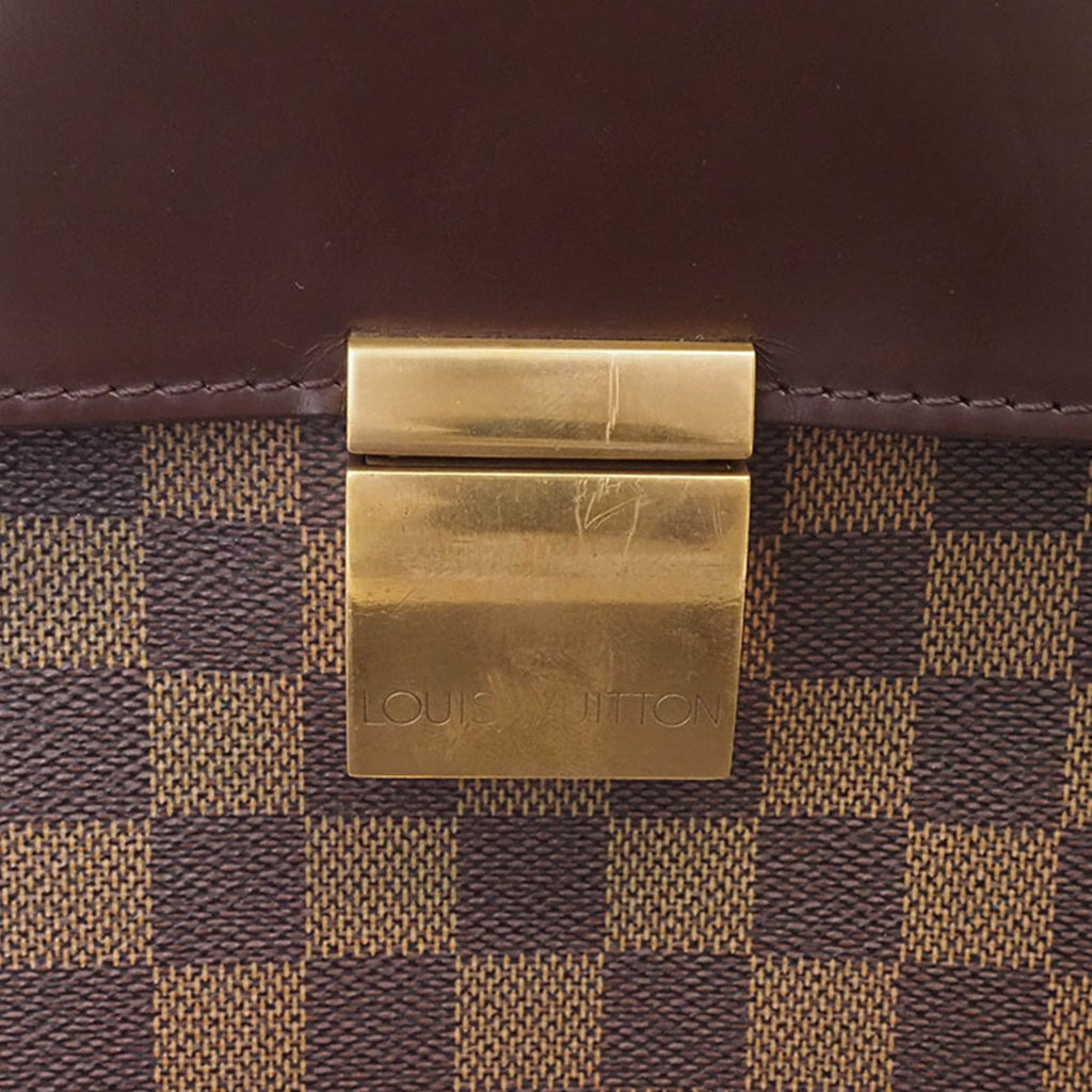 Louis Vuitton Damier Damier Canvas Ebene Handbag