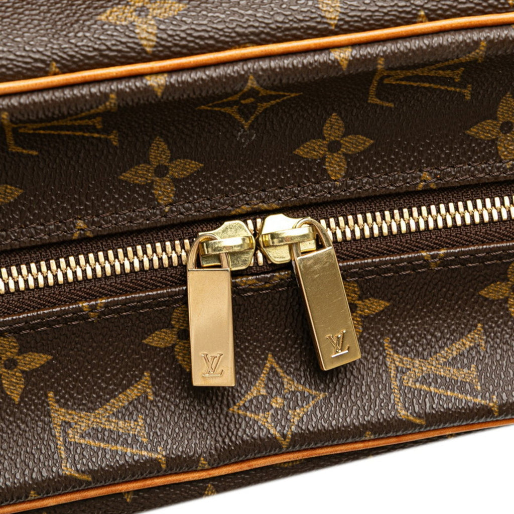 Louis Vuitton Monogram Brown Pvc Leather Handbag Shoulder Bag