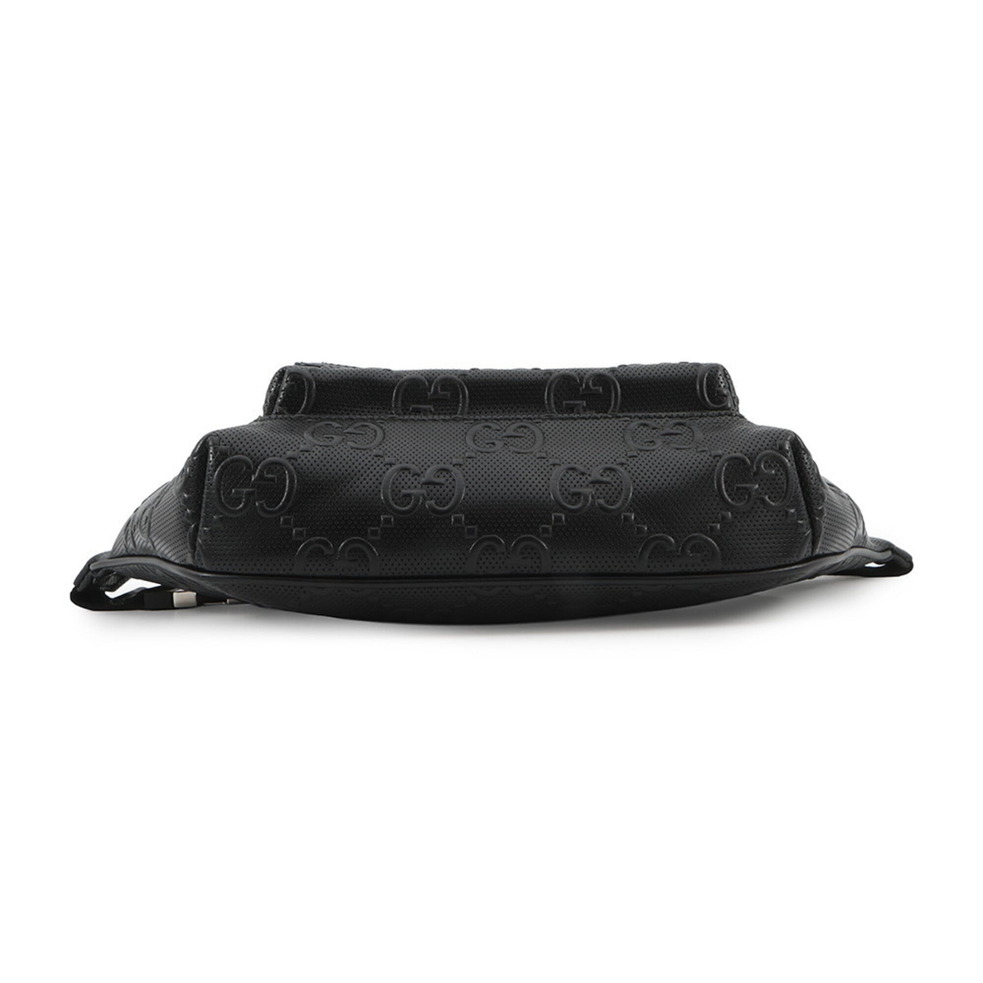 Gucci Black Leather Handbag Sling Bag (Pre-Owned)