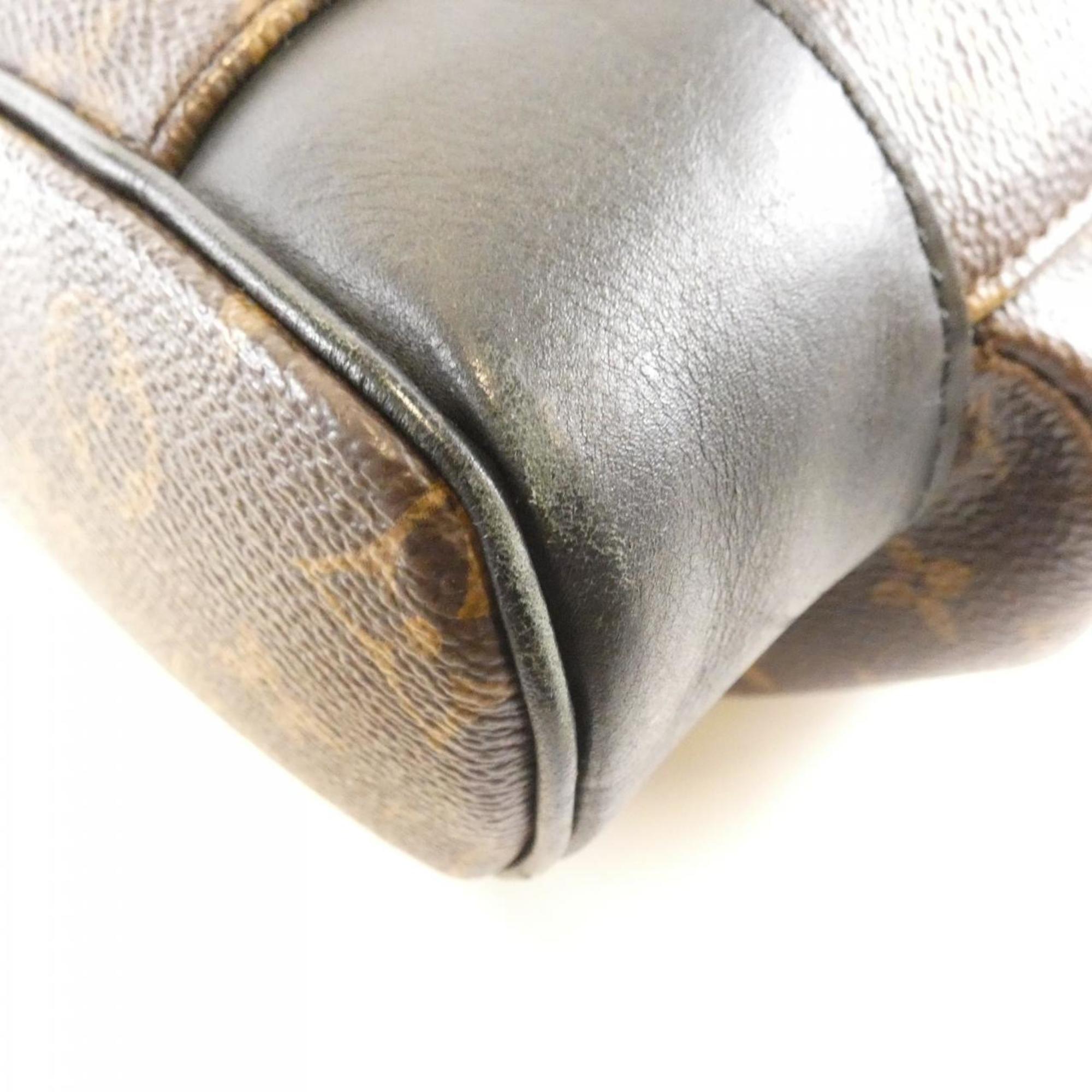 Louis Vuitton Brown Coated Canvas Backpack
