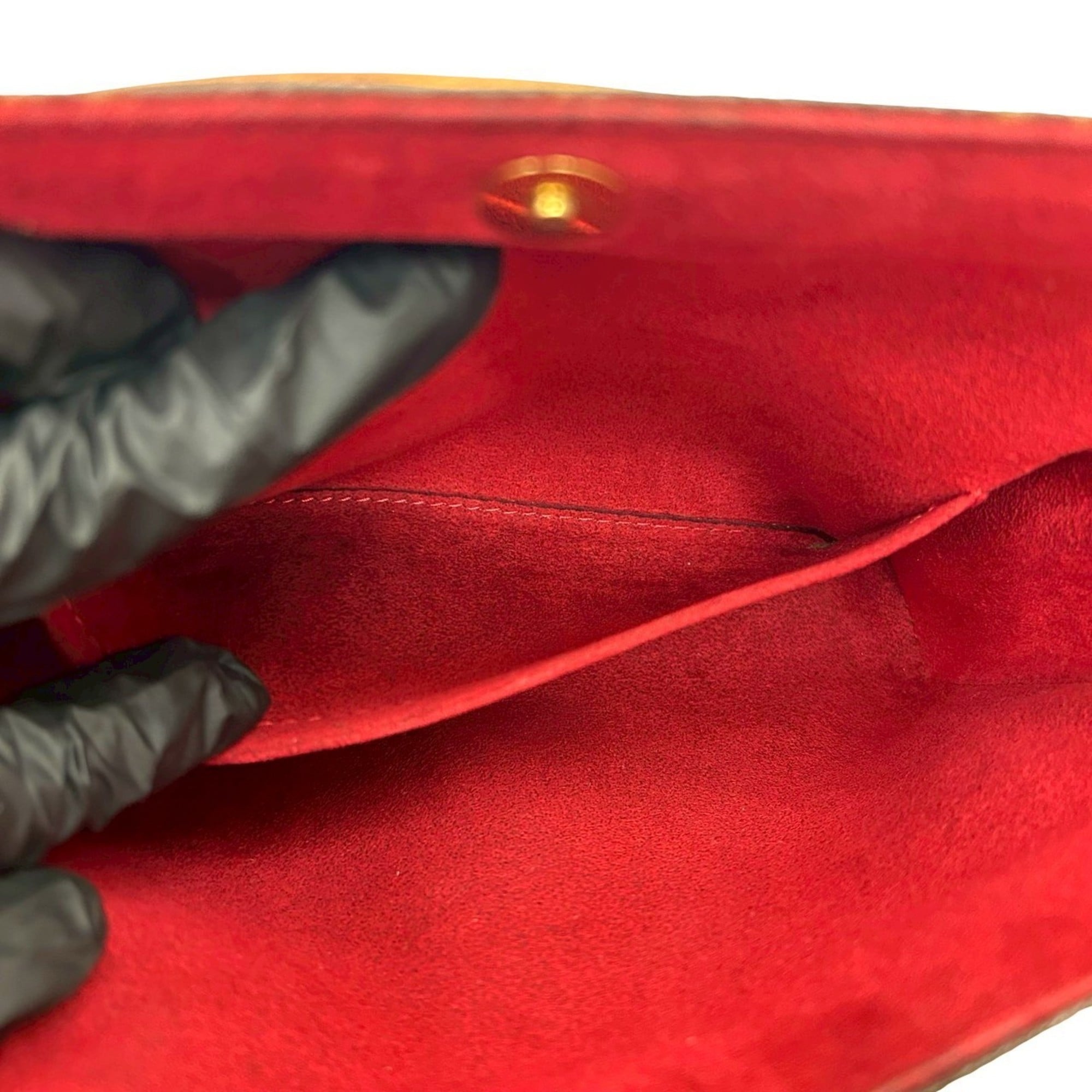 Louis Vuitton Brown Leather Pvc Shoulder Bag