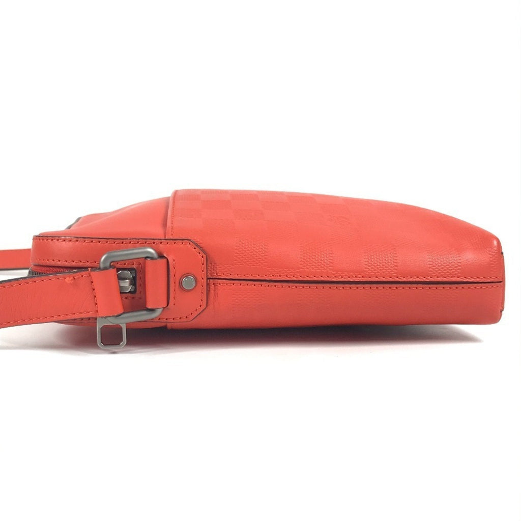 Louis Vuitton Red Color Damier Infini Pochette Shoulder Bag