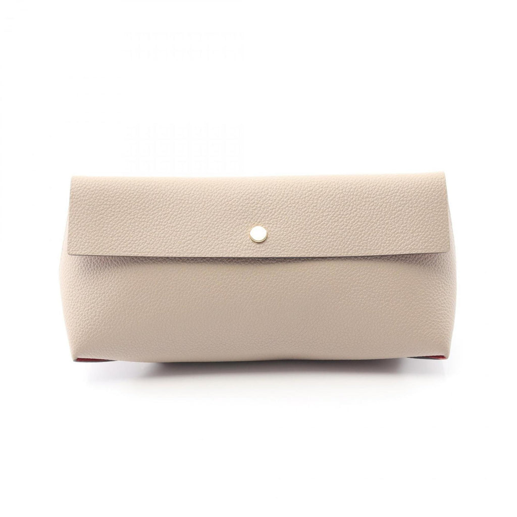 Louis Vuitton Beige Galle Leather Pochette Pouch