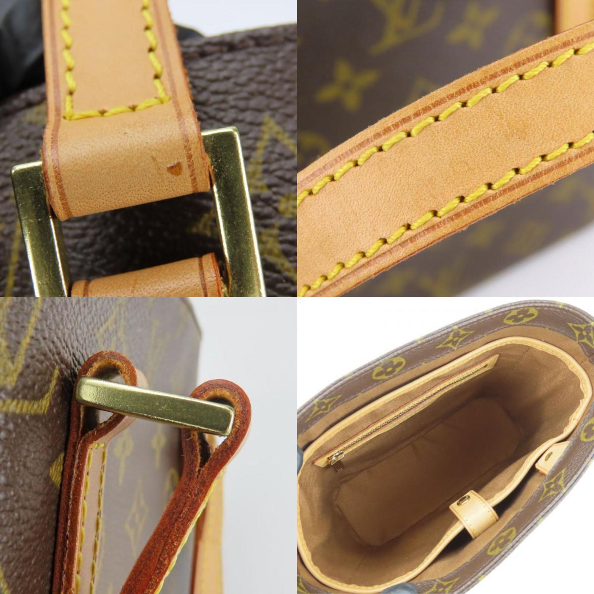 Louis Vuitton Brown Monogram Leather Handbag