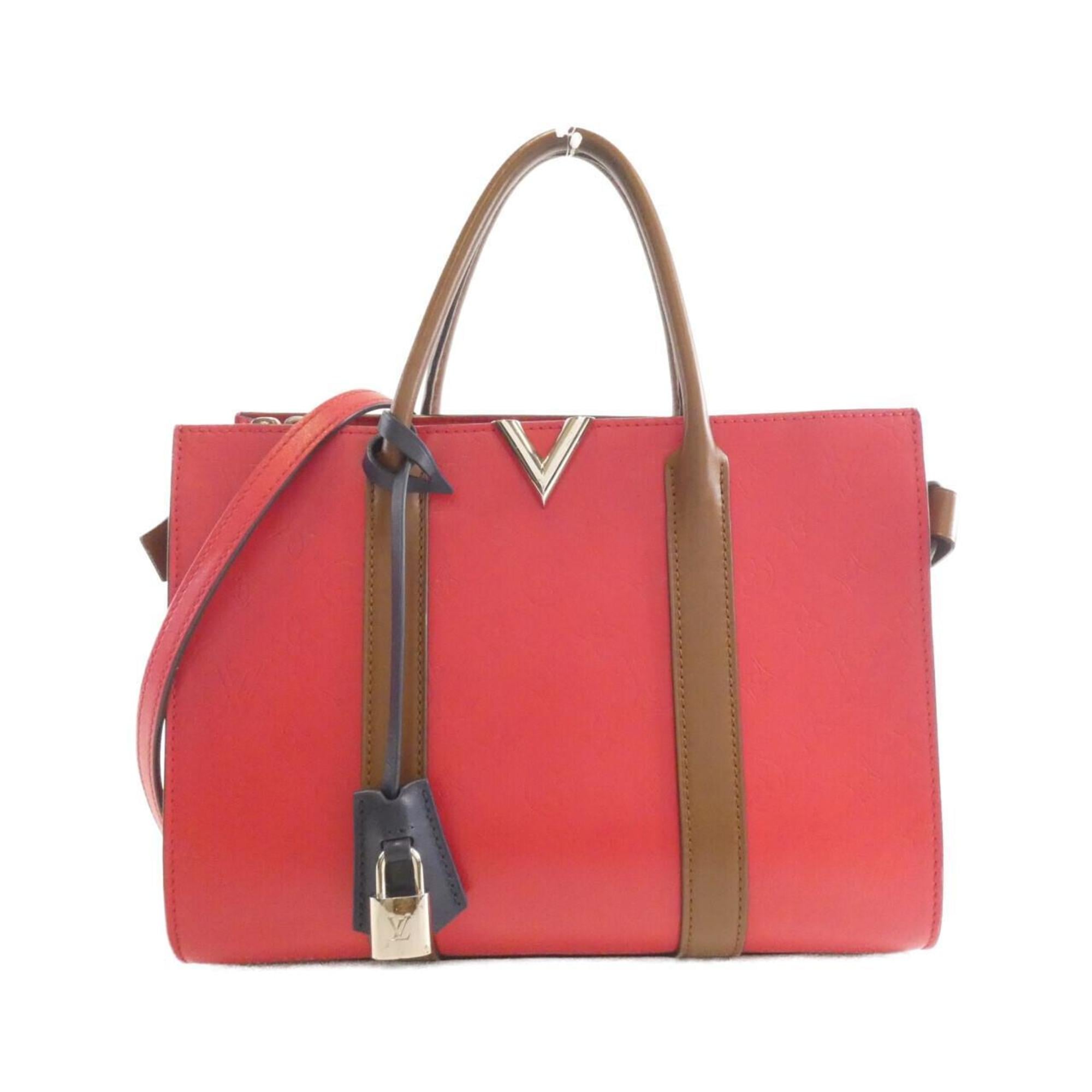 Louis Vuitton Rubis Noisette Leather Handbag