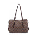 Louis Vuitton Brown Ebene Coated Canvas Leather Tote Bag