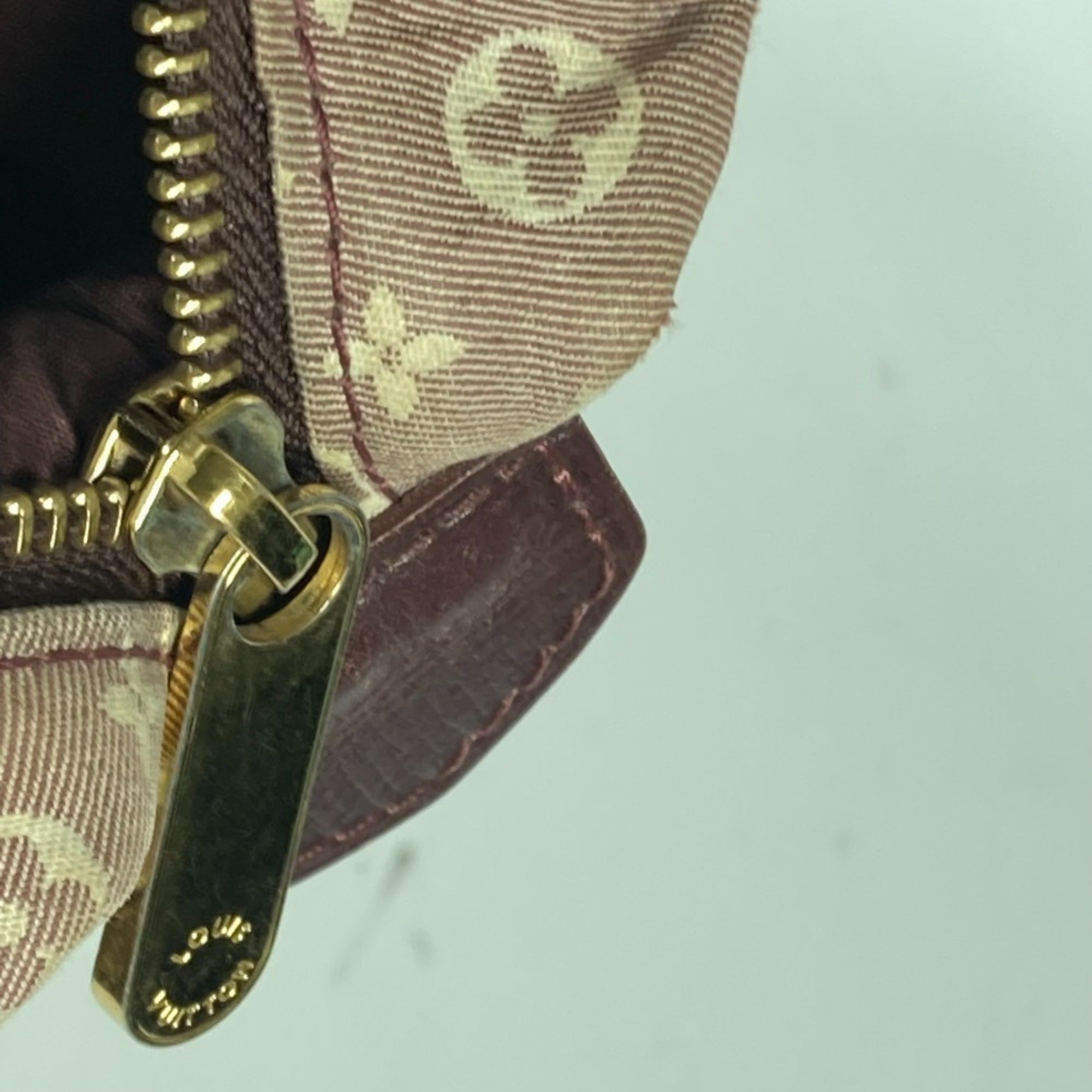 Louis Vuitton Red Color Sepia Monogram Idylle Shoulder Bag Tote Bag
