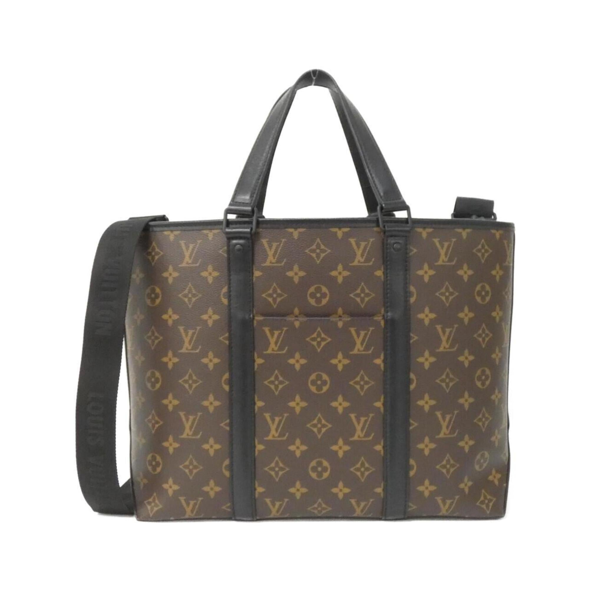 Louis Vuitton Marron Coated Canvas Handbag Pouch
