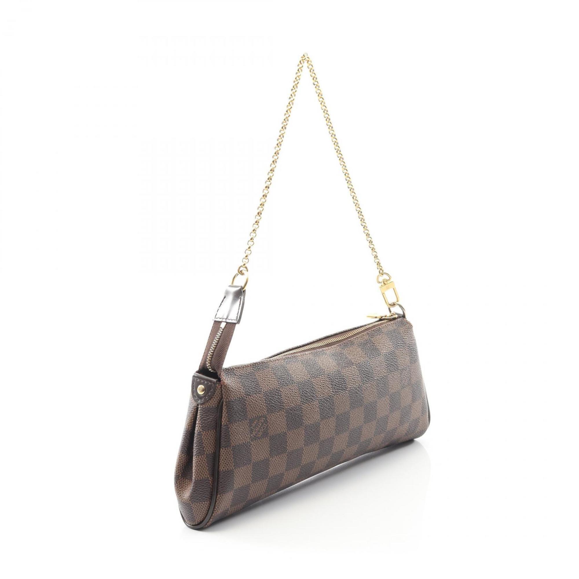 Louis Vuitton Brown Coated Canvas Leather Handbag