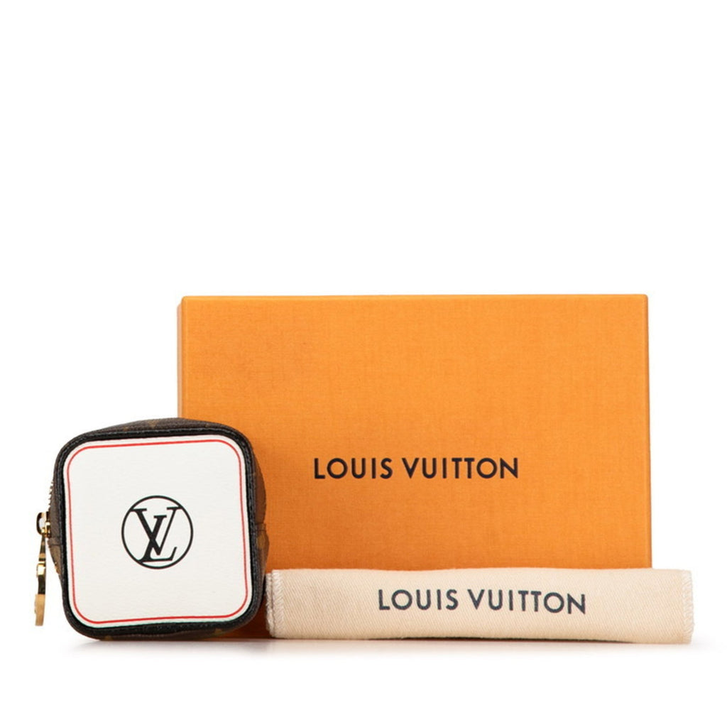 Louis Vuitton Brown Multi-Color Pvc Leather Pouch