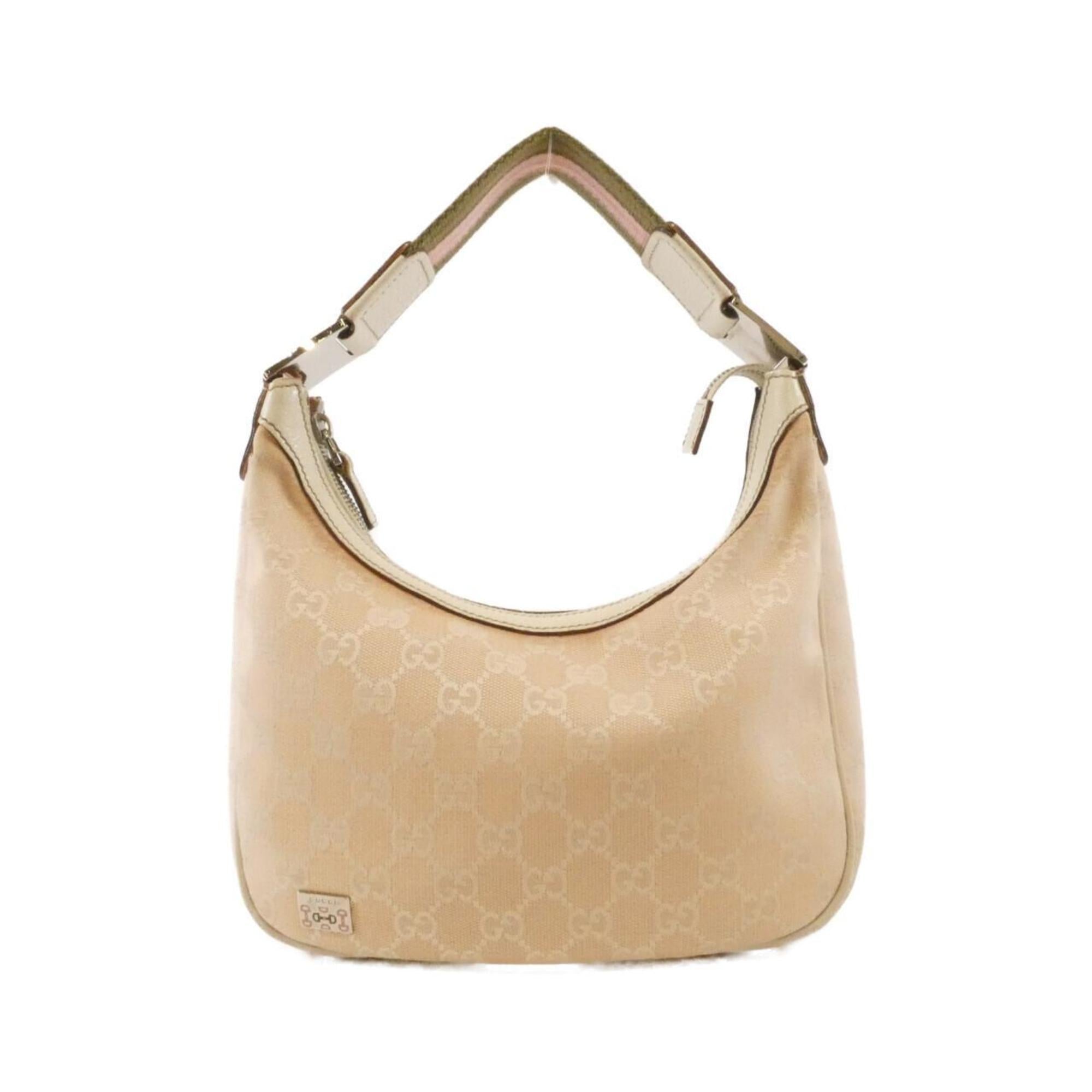 Gucci Pink Gg Canvas Shoulder Bag (Pre-Owned)