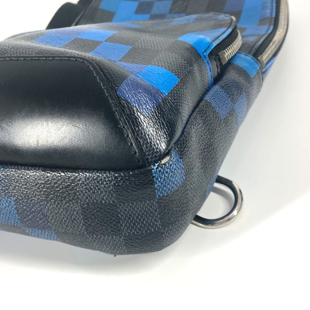 Louis Vuitton Damier Graphite Black Blue Damier Graphite Shoulder Bag Sling Bag