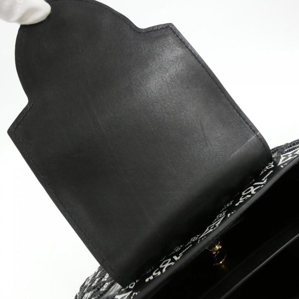 Louis Vuitton Black Leather Handbag