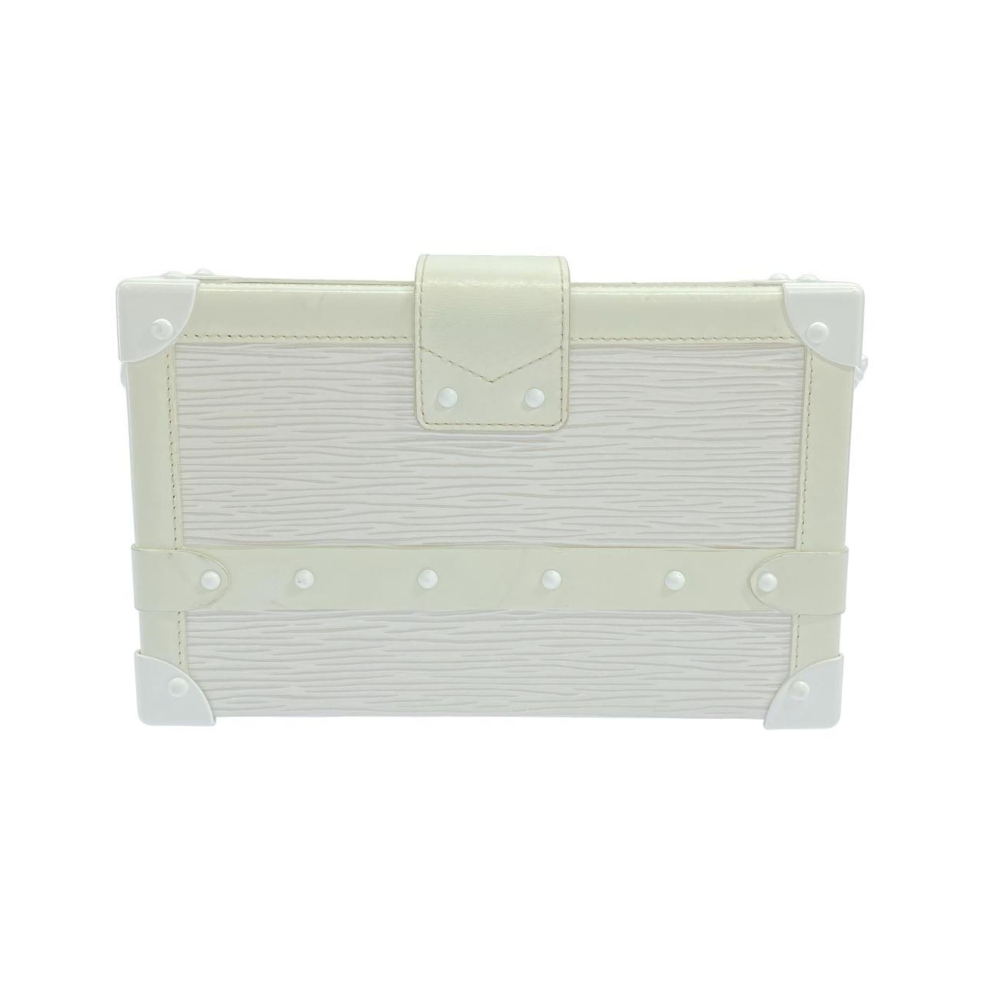Louis Vuitton White Leather Shoulder Bag