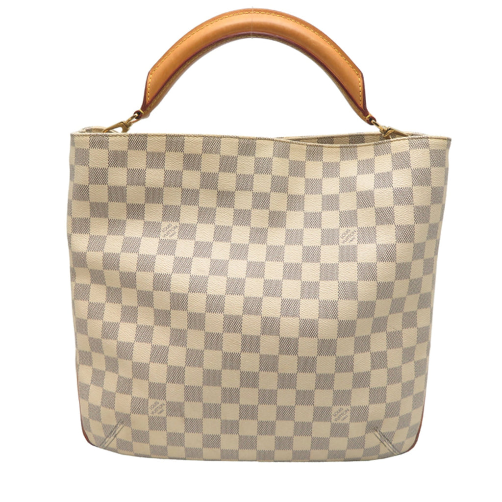 Louis Vuitton White Damier Azur Tote Bag
