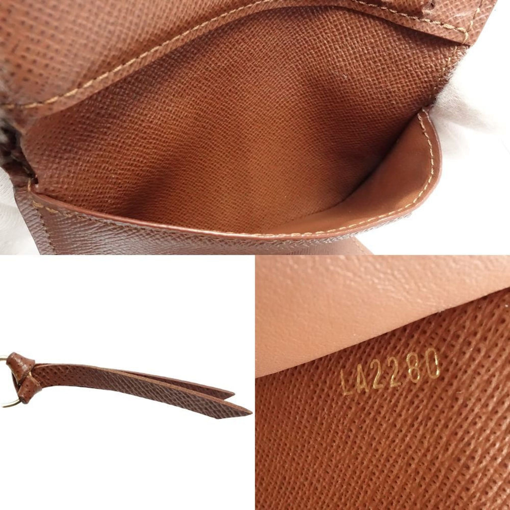 Louis Vuitton Brown Canvas Wallet (Tri-Fold)